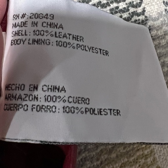 Excelled Collection Vintage Red Leather Maxi Skirt Size 16 - Picture 5 of 5